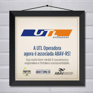 Placa de associada ABAV-RS.